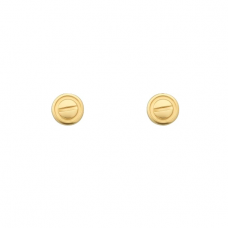 Carteri Love Screw Motifs Earring Yellow Gold