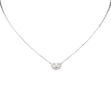 Heart Of Cartier Pendant Small Model White Gold Diamonds