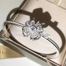 BVLGARI Fiorever Bracelet White Gold with Pave Diamonds