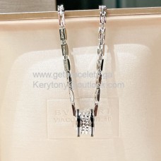 Bvlgari B.Zero1 Rock Necklace White Gold With Black Ceramic Copy