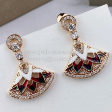 Bvlgari Divas Dream Multicolour Earrings Rose Goldest
