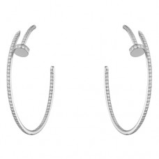 Cartier Juste Un Clou Earring 18K White Gold With Diamonds