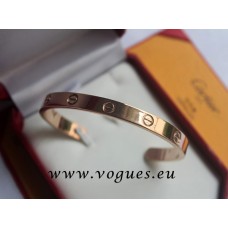 Cartier Semi-Open Love Bracelet Pink Gold