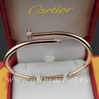 Cartier Juste Un Clou Bracelet Pink Gold Diamonds