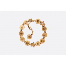 Christian Dior Amulettes Damour Round-Star Charm Female Brass Bracelet