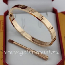 Cartier Love Bracelet For Men and Women Pink Gold 