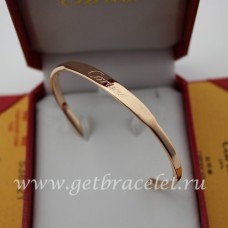 Cartier Pink Gold Open Bracelet