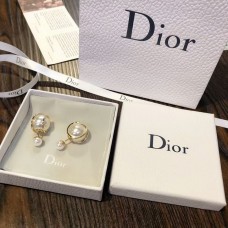 Dior Christian Dior Tribales Planet Yellow Gold-Pearl Earrings For