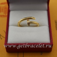 Cartier Juste Un Clou Ring Yellow Gold Diamonds