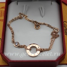 Cartier Love Necklace Bracelet Gold Diamonds