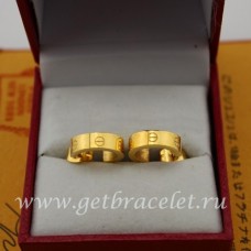 Cartier Love Earrings Yellow Gold