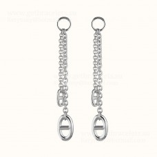 Hermes Farandole Earrings in Sterling Silver