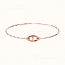 Hermes Women Ronde Bracelet Silver/Rose Gold/Yellow Gold Timeless Style