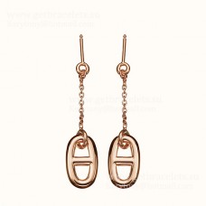 Hermes Farandole Earrings Rose Gold/White Gold