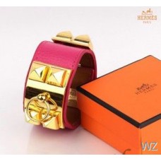 Hermes Collier de Chien Bracelet Yellow Gold