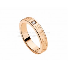 BVLGARI BVLGARI Pink Gold and Diamond Ring