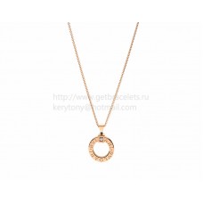 BVLGARI BVLGARI necklace Pink Gold with Diamond and Chain