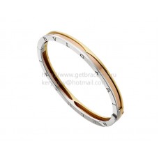 Bvlgari B.zero1 Bracelet in Rose Yellow and White Gold