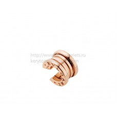 Bvlgari B.zero1 Single Lobe Earring in Rose Gold
