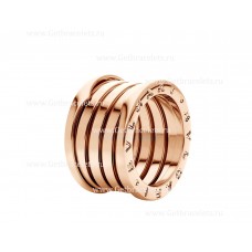 Bvlgari B.zero1 XXth Anniversary 5-Band Ring in 18kt Pink Gold