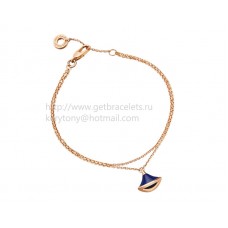 Bvlgari DIVAS Dream Bracelet Rose Gold with Lapis Lazuli