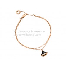 Bvlgari DIVAS Dream Bracelet Rose Gold with Onyx