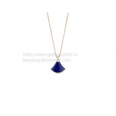 Bvlgari Divas Dream Necklace in Rose Gold with Lapis Lazuli and Diamond