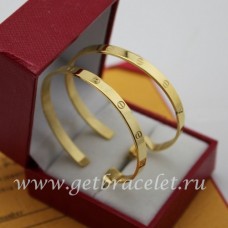 Cartier Love Earrings Yellow Gold