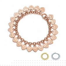 Return To Tiffany Multiÿheart Tag Bracelet Sterling Silver Lady