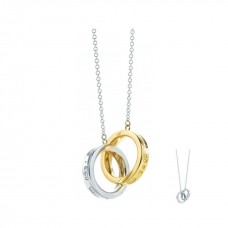 Tiffany 1837 Interlocking Circles Pendant Necklace Sterling Silver Review Women US