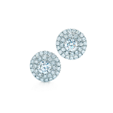 Tiffany Soleste Earrings Round Diamonds Valentines Day