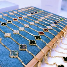 Van Cleef Arpels Alhambra long necklace 20 Motifs Mother-of-pearl with Diamond More Color